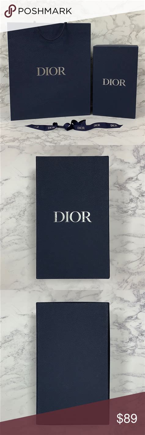 dior shoe box blue|Dior shoe laces.